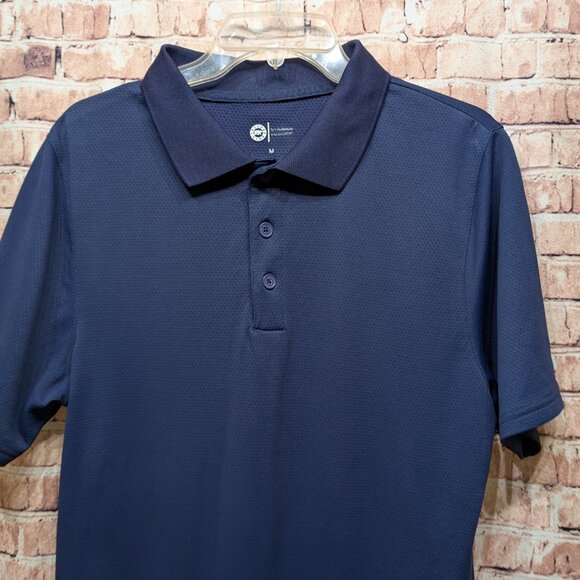 Polar King Short Sleeve Blue Polo Size Med - Picture 3 of 15